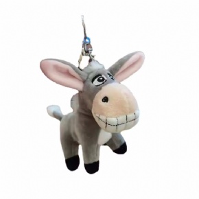 Donkey Plush Doll Keychain