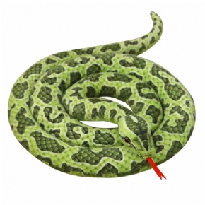 Emulated python snake plush toy