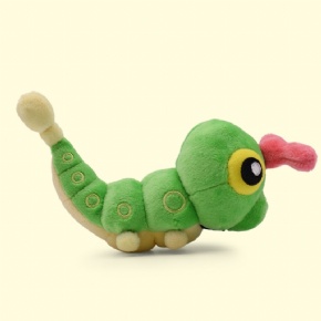 Green caterpillar plush toys
