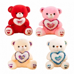 Glowing Valentine Stuffed teddy bear