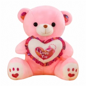 Glowing Valentine Stuffed teddy bear