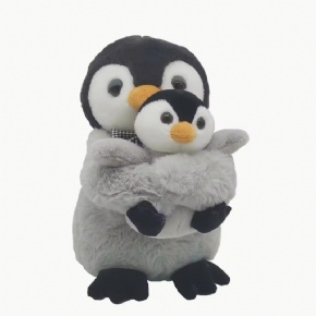 Stuffed Animal Plush penguin mommy and baby