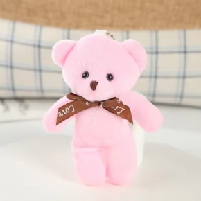 Teddy bear pendant bow tie bear keychain